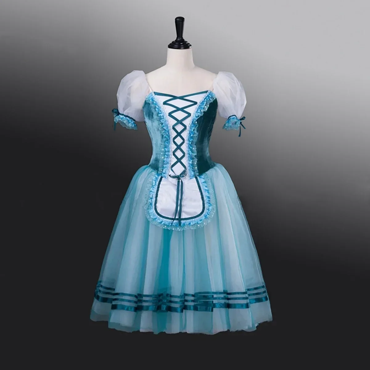 Giselle Ballet Dance Ballerina tutu Dress Girls Women Stage Performance Costume Long Ballet Dancing Dresses