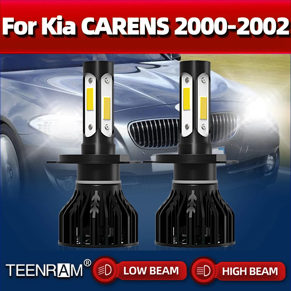 

Car LED Headlight Bulbs H4 CSP Chip Auto Headlamp 120W 20000LM Turbo Lamps 12V 6000K White For Kia CARENS 2000 2001 2002