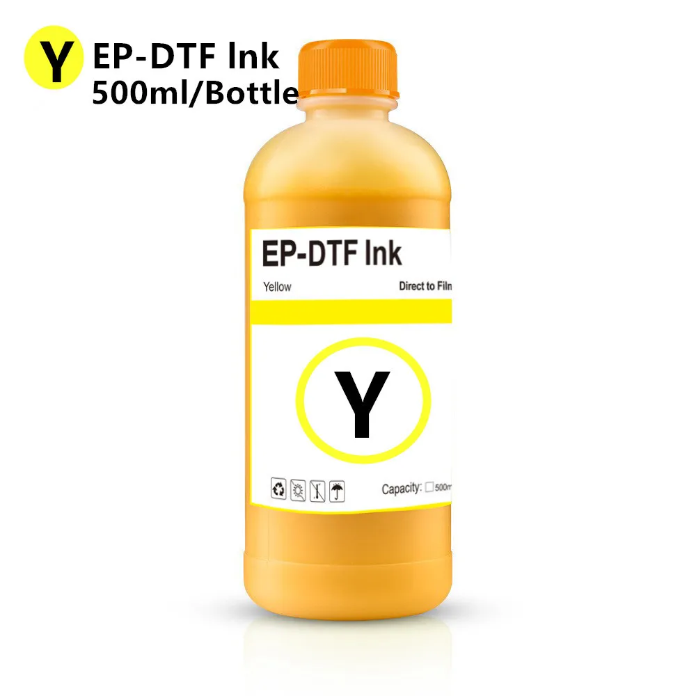 DTF Ink 500ML Direct to Transfer Film Ink For Epson Print head i3200 XP600 TX800 L1800 1390 L805 All DTF Printing For EP