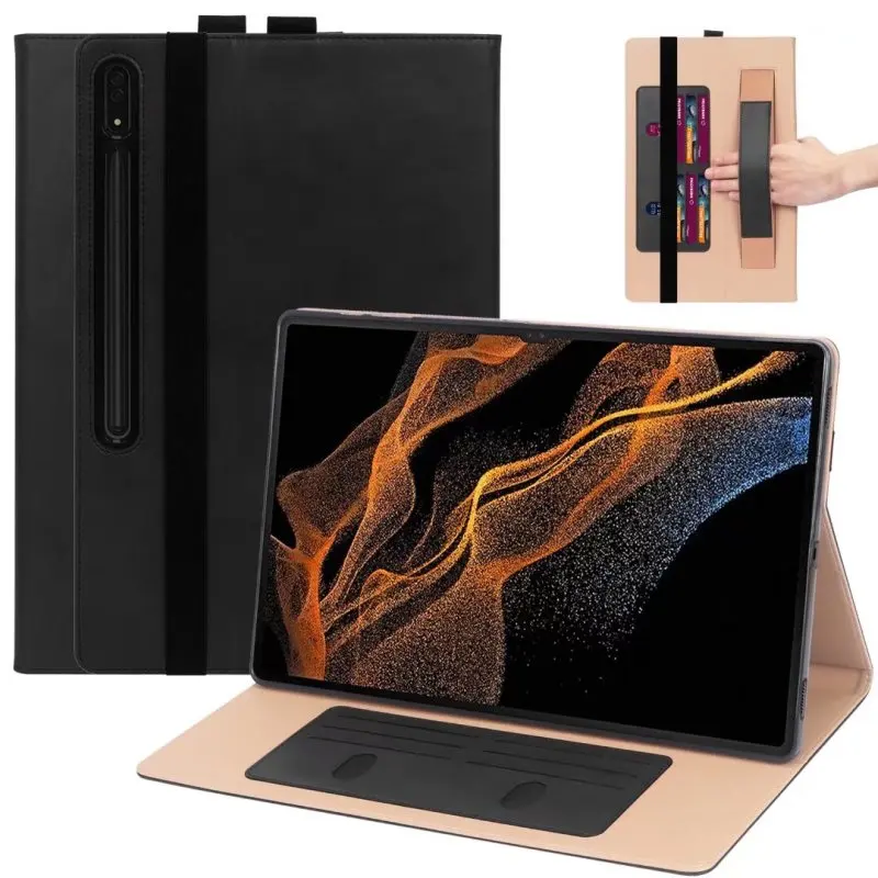 

Чехол для Samsung Galaxy Tab S8 Ultra 14,6 дюйма 2022 дюйма (SM-X900/SM-X906/SMX906U), легкий деловой чехол-портфель для планшета