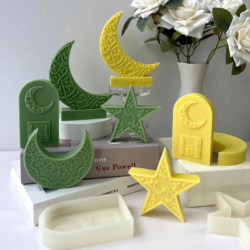 Moon and Star Candle Molds