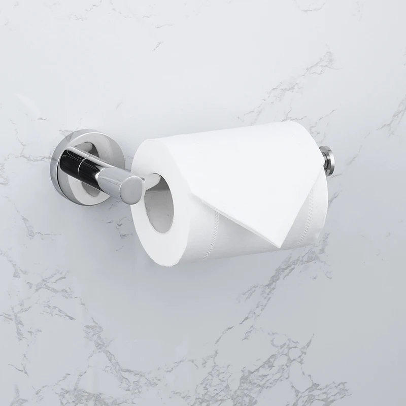 Mirror Chrome Bathroom Hardware 304 Stainless Steel Towel Rack Toilet Paper Holder Soap Holder Towel Bar Toilet Accessories