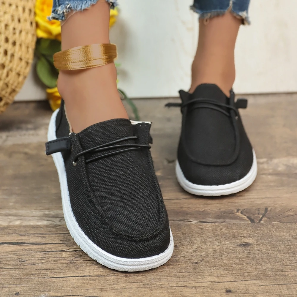 SHLIANG Damen Canvas Atmungsaktive Mode Vulkanisierte Sportschuhe Frau Casual Flache Schuhe Weibliche Leichte Wanderschuhe SB168_voghion.com