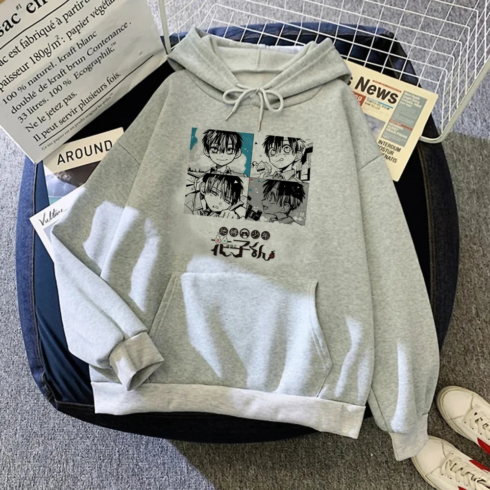 

Hanako Kun hoodies women sweat y2k Winter 90s Hood sweater female aesthetic pulls