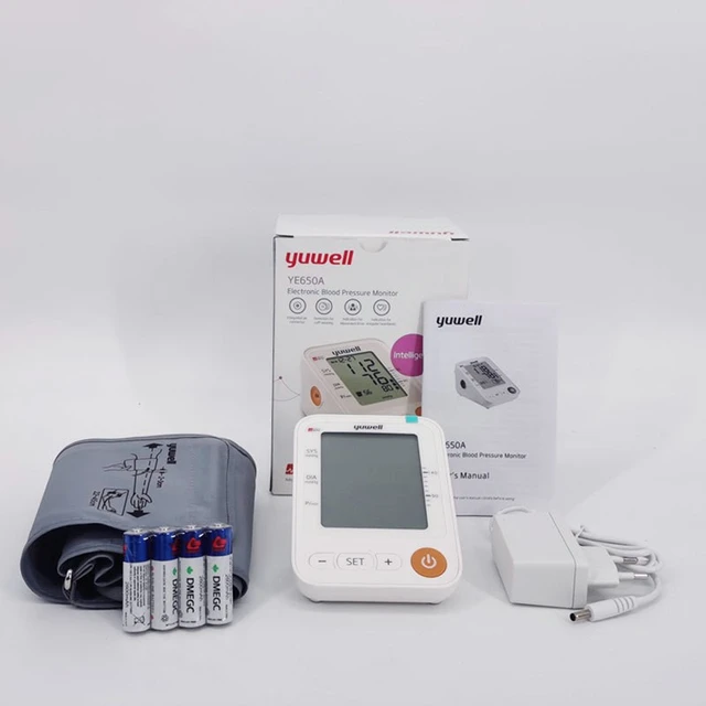 Konsung SmileCare Blood Pressure Monitor Upper Arm Cuff Accurate Automatic  BP Pulse Rate Meter with Adjustable Digital LCD U80H - AliExpress