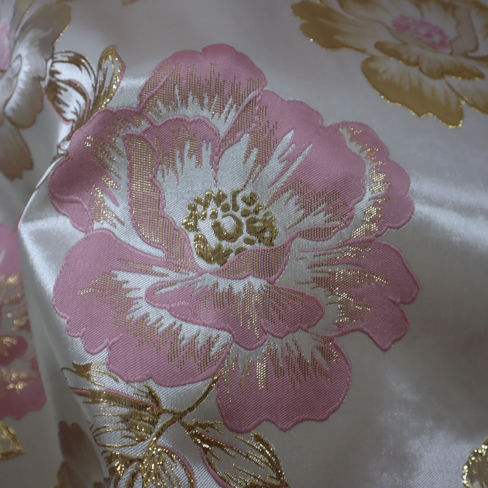 2022 Latest French Brocade Gliding Lace Fabric High Quality African 5 Yards Jacquard Embroidery Lace For Wedding Evening  Dress