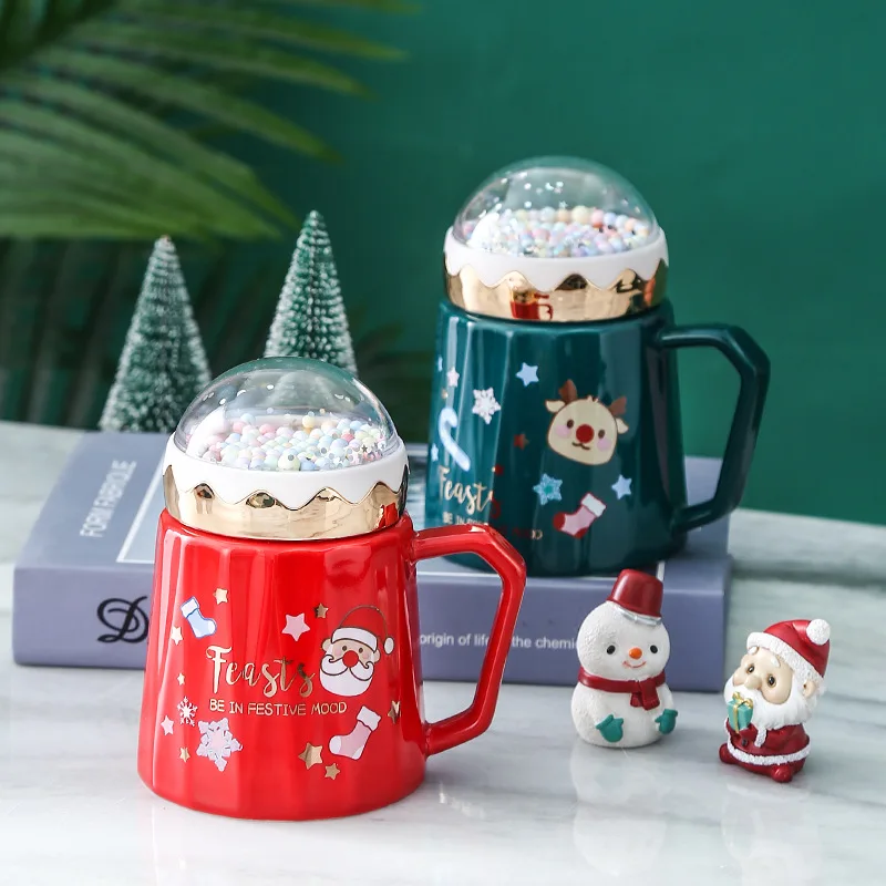 400ml 500ml Custom Reusable Cup Christmas Mugs Ceramic New Style Christmas  Mug for Kids Christmas Mug - China Water Bottle and Cup price