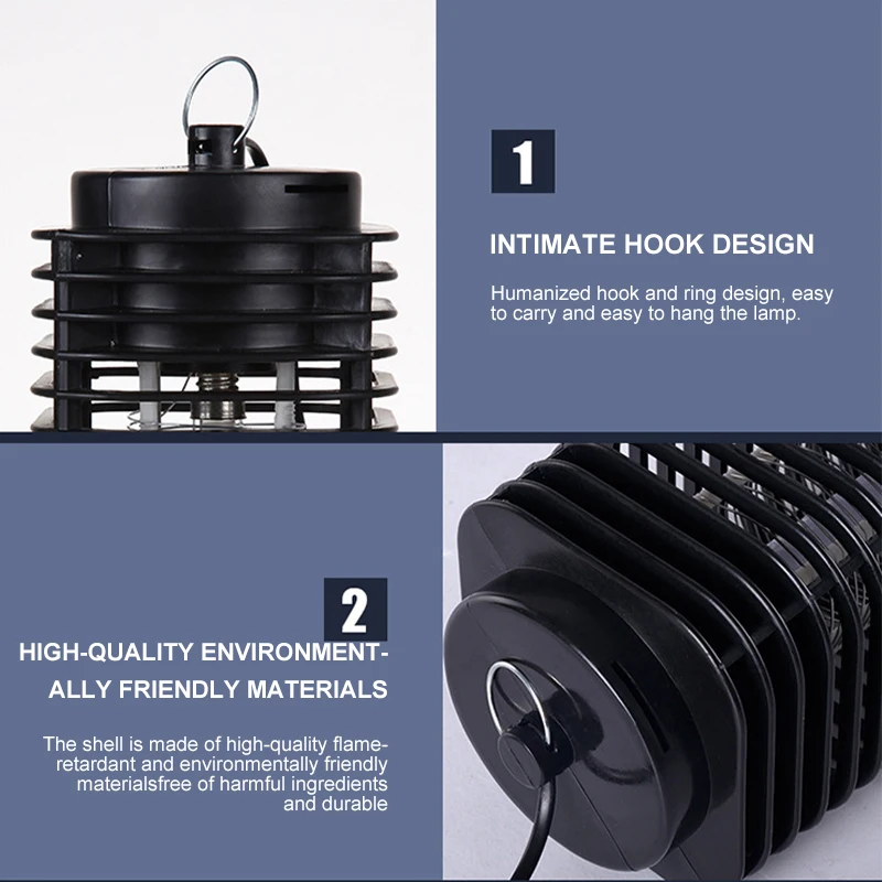 LED Mosquito Catcher, Electric Flytrap, Mosquito Killer Lamp, UV, Home Night Light, Anti Fly Trap, Insect Bug Repellent Pest