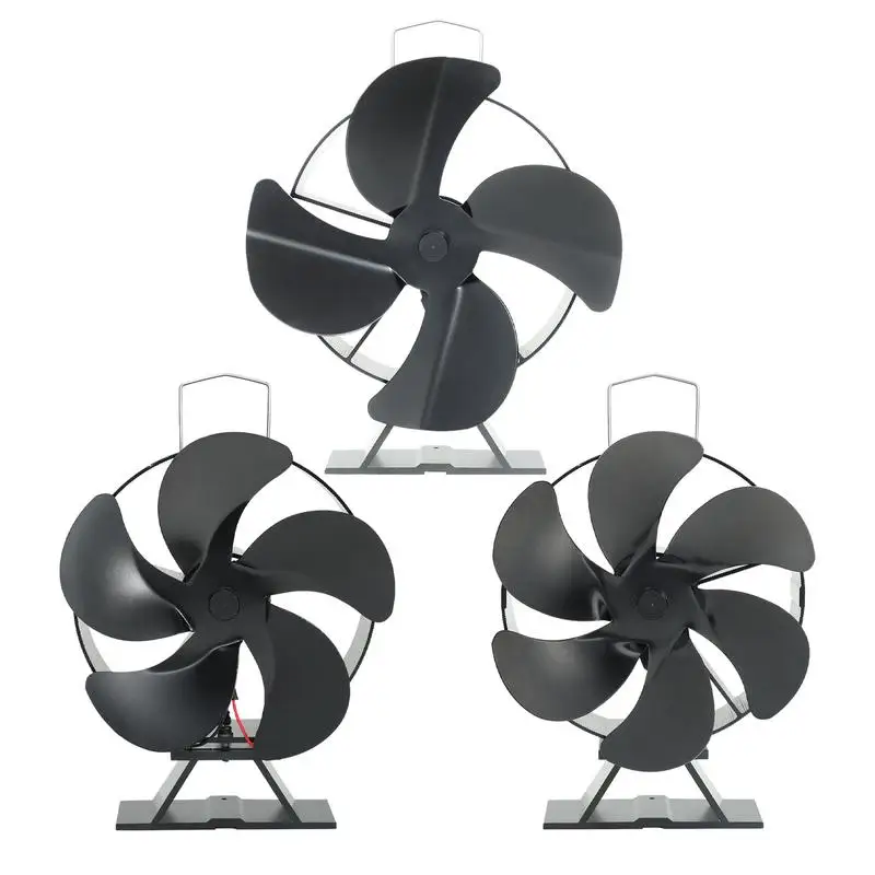 

Fireplace Fans Fireplace Fan For Wood Burning Stove Thermal Fan For Pellet/Wood/Log Burner Stove Non-Electric Wood Stove