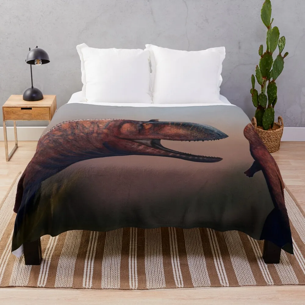 Rajasaurus Coppia Scenery Throw Coperta Letti Invernali Letti Decorativi Simpatiche Coperte A Quadri