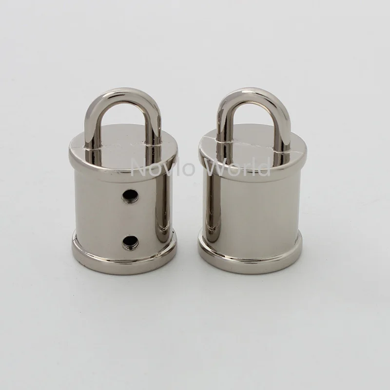 10-50 조각 2 색 15mm 5/8 신제품 금속 모자 DIY 가죽 가방 장식 문자열 술 끝 모자 지갑 액세서리