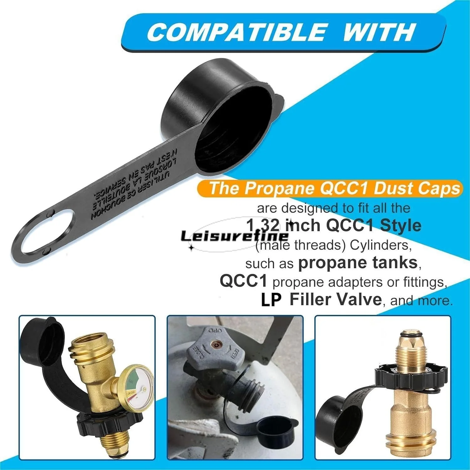 QCC1 Dust Caps with Strap 1.32