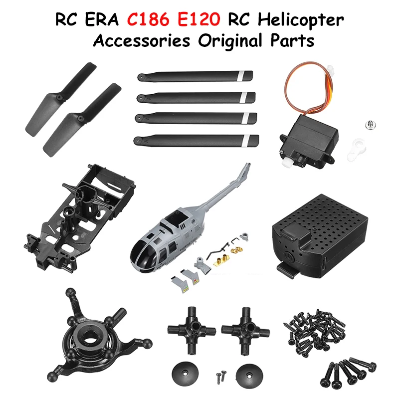 RCERAC186E120RCHelicopterAccessoriesServoBladeGearMotorRotor