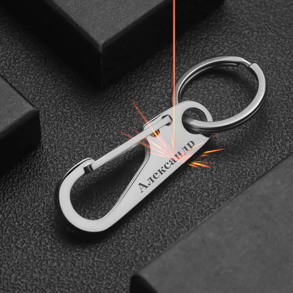 【1993studio】24FW★ Symbol Logo Steel Keyring Stainless Steel Keyring Personalized Metal High Quality