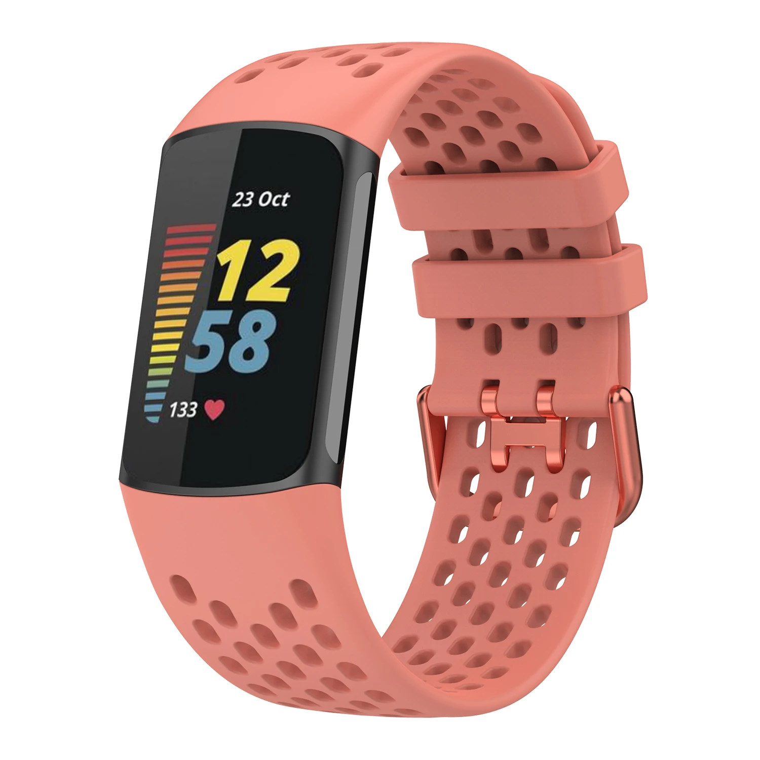 Cinturino Intrecciato In Nylon Elastico Per Fitbit Charge 6/5, Regolabile Da 165 A 255 Mm, Morbido E Traspirante, Ricambio Sportivo