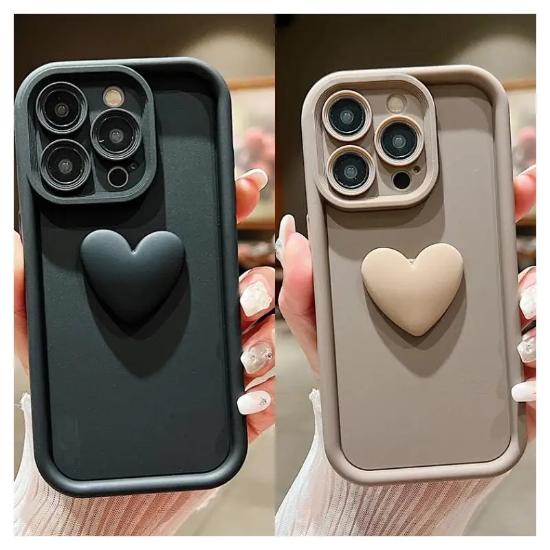 Adorable 3D Love Heart Phone Case