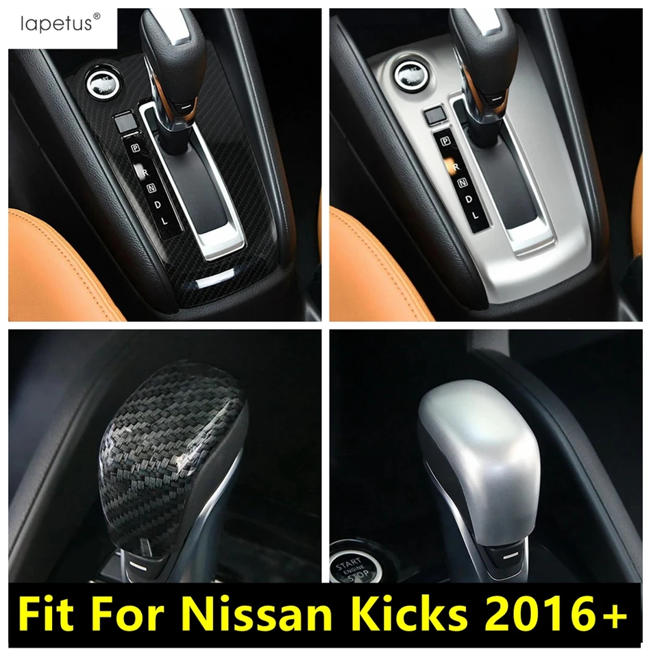 

Central Control Gear Shift Panel Shifter Knob Head Handle Decoration Cover Trim Accessories Interior For Nissan Kicks 2016 -2024