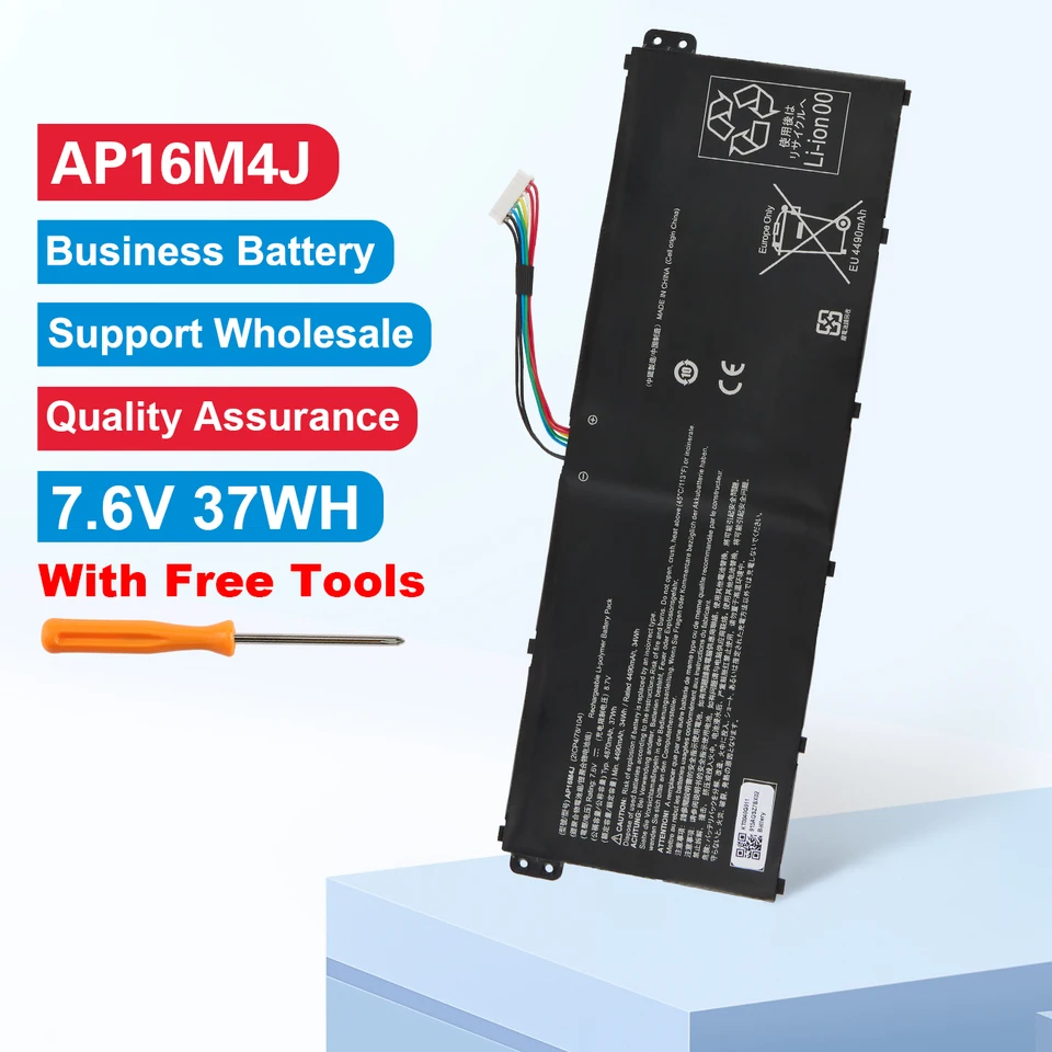 thumbnail image 2 of ANTIEE AP16M4J Laptop Battery Replacement For Acer Aspire 3 A314 -33 A315-21 A315-41 A315-42 A315-54 A317-33 A314-22 Series A317-33-P77P A317 -33-P7MK A317-33-P7XT A317-33-P0KU A317-33-P059 7.6V 2 of 12