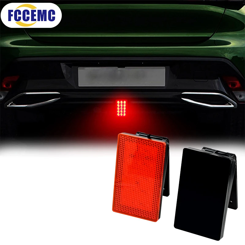 12V F1 Style 15 LED Rear 3rd Third Strobe Flashing Universal Car Lights