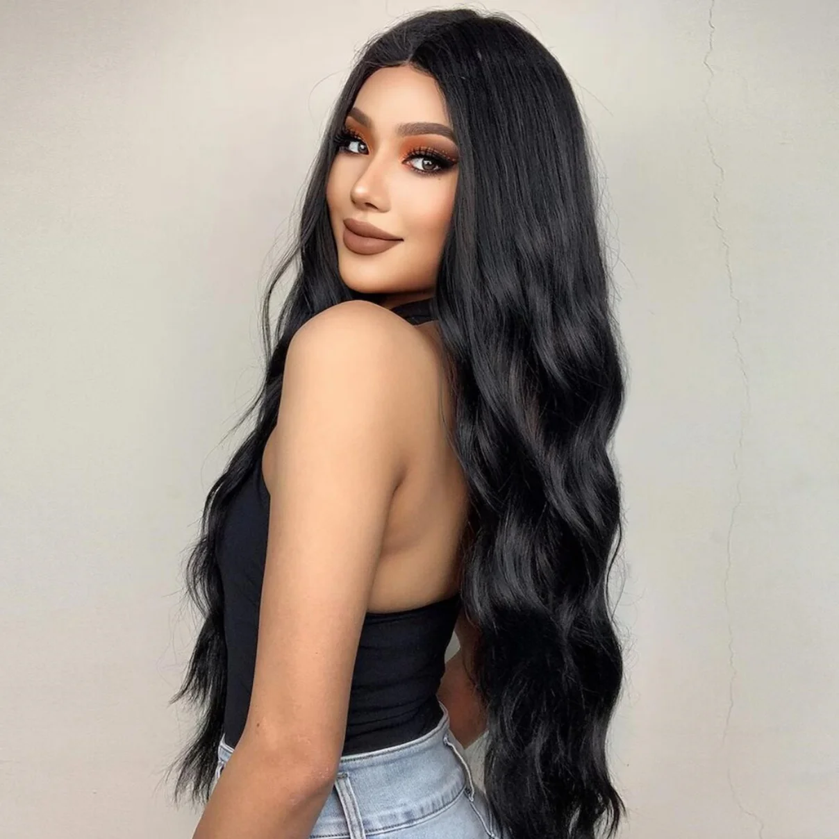 long-body-wave-180-density-26inch-black-lace-front-wig-for-black-women-baby-hair-heat-resistant-glueless-daily-wig