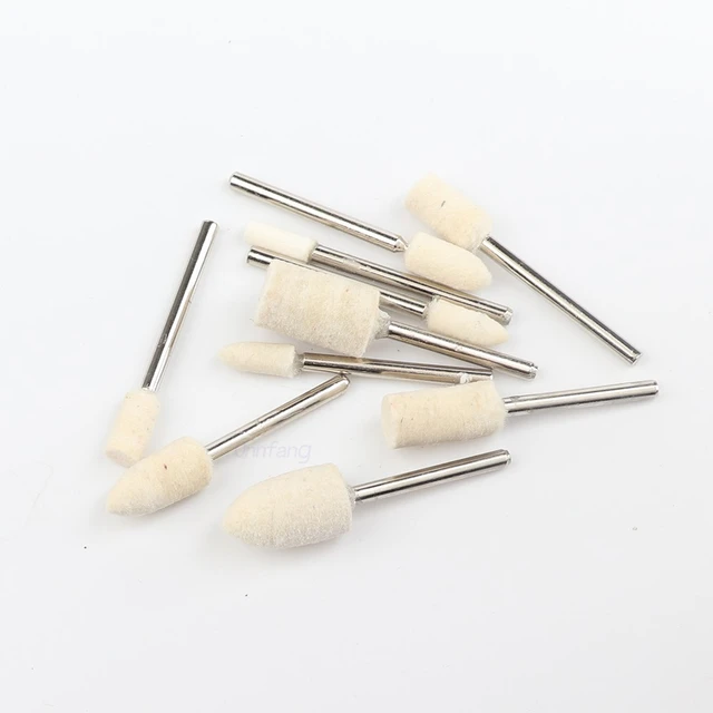 50pcs 10mm Sanding Head Metal Buffing Wheel Burr Set Rotary Tool  Accessories Polishing Kit For Polishing Metal Jewelry - AliExpress