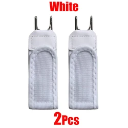 Ultra - Soft Unisex Elastic Belt - Stylish Invisible Loop Belt (2Pcs - White)