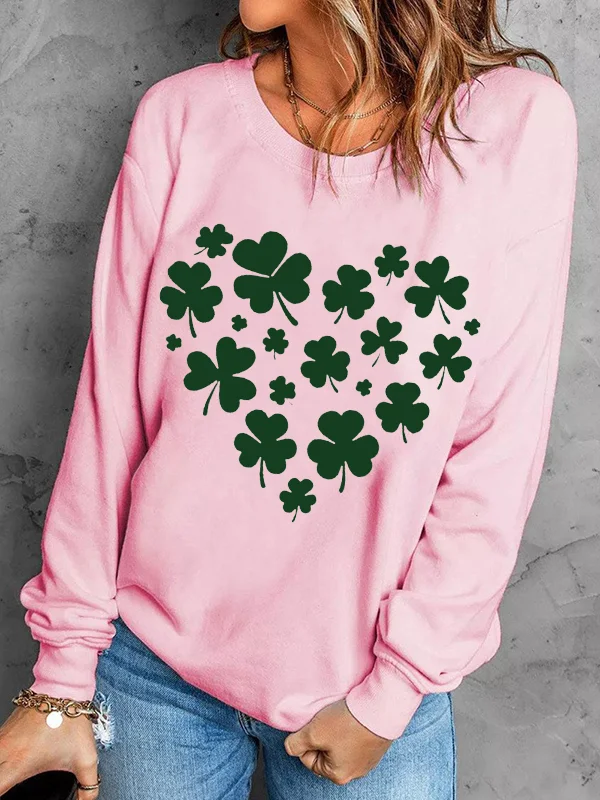 Autumn Sweatshirt Simple Print Hoodies Fashion Long Sleeve Harajuku Pullover Female Casual Loose Hoody Crew Neck Sweatshirt