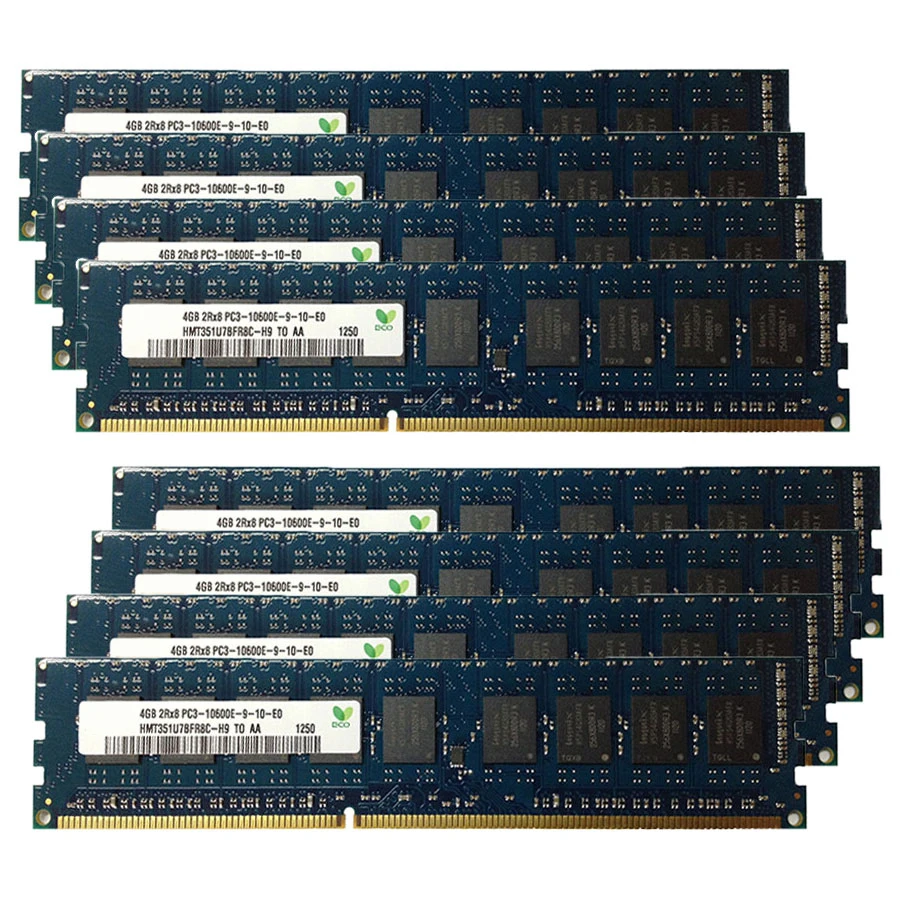 Memória Pc3l 1333 1600 v 1866 v da Estação de Trabalho da Memória Pc3l Pc312800e v Ecc da Memória Ram Ddr3 1.35 Mhz 1.5 Mhz da Memória de 8gb Ecc - Imagem 3
