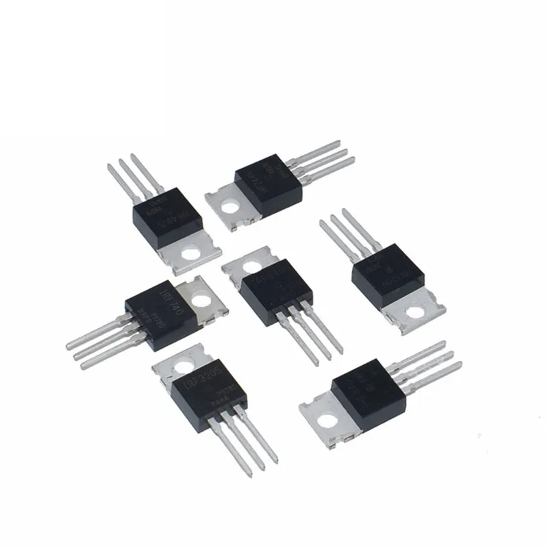 SAMIROB 10PCS IRF510 IRF520 IRF530 IRF540 IRF630 IRF640 IRF730 IRF740 IRF830 IRF840 Spannungsregelmodul – Detail 1