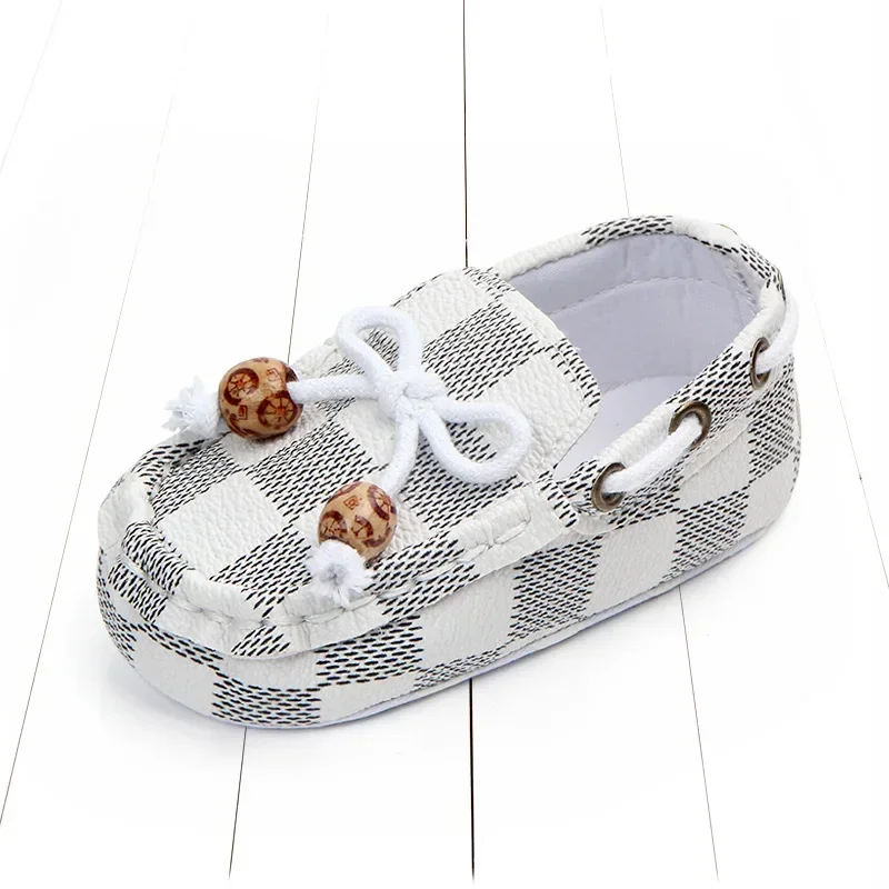 Korean Babi Moccasins for Non-slip First Walkers Toddler Loafers Baby Girls Boys Crib Shoes