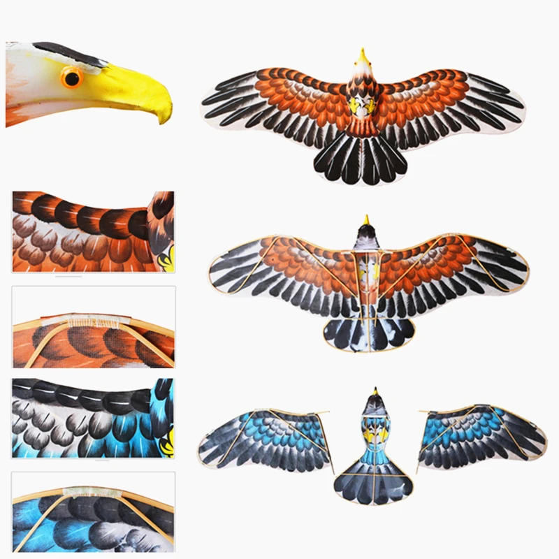 Spedizione Gratuita 92Cm Aquiloni Falco Cinese Tradizionale Mano Vernice Aquila Aquilone Può Twin-Tray Decorare Aquiloni