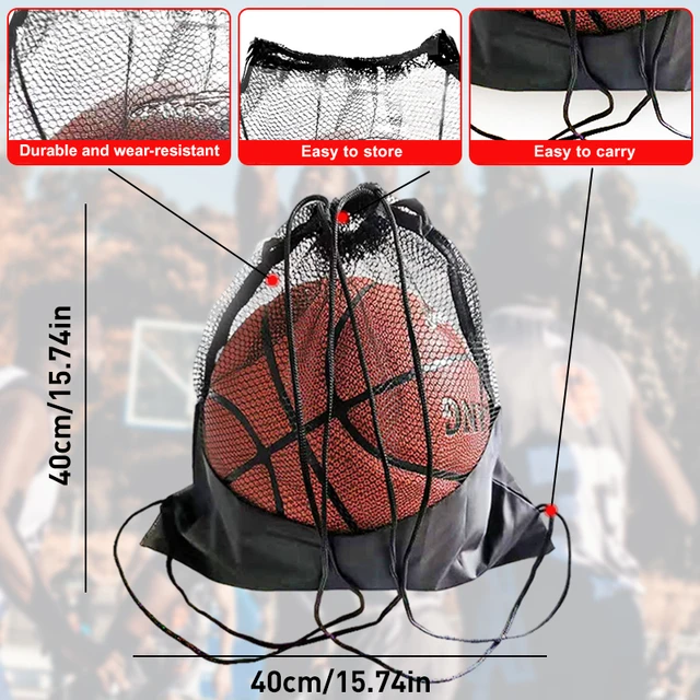 Portable Basketball Mesh Bag, Football, Soccer Storage Backpack, Outdoor Volleyball, Ball Storage Bags 2