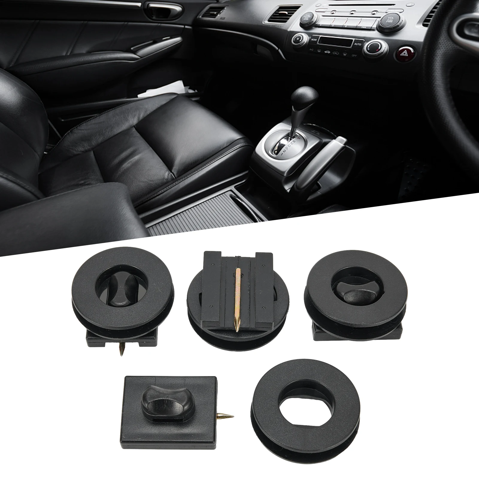 Nuovissimi Supporti Per Clip Durevoli Strumento Facile Da Installare Morsetti Universali Accessori Di Ricambio Per Motori Ebay Neri