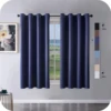 Modern Blackout Short Curtains for Living Room Bedroom Curtains for Kitchen Solid Curtains for the Room Window Treatments Drapes 1
