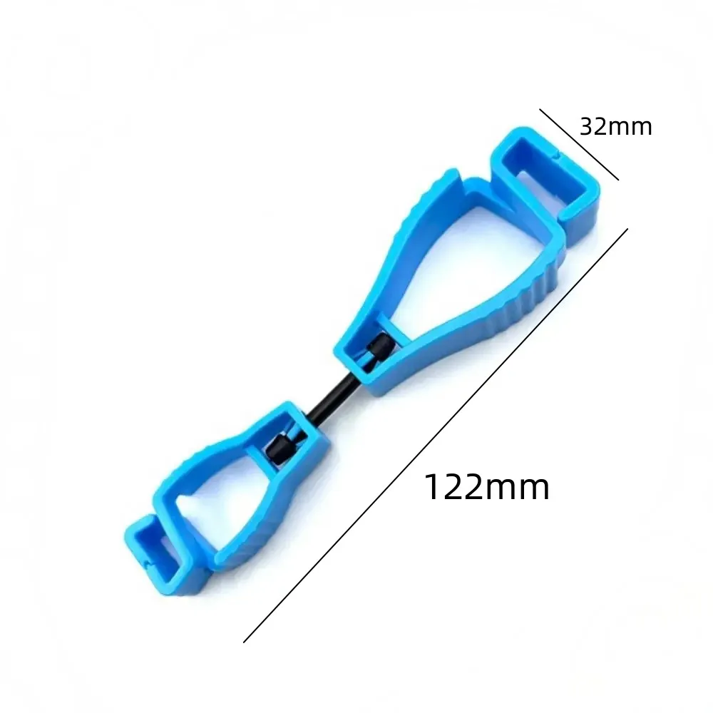 Gloves Clips 1PC Gloves Clip Hanger Safety Glove Holder Plastic Working Gloves Clamp Safety Work Guard Multifunctional Camping Tools