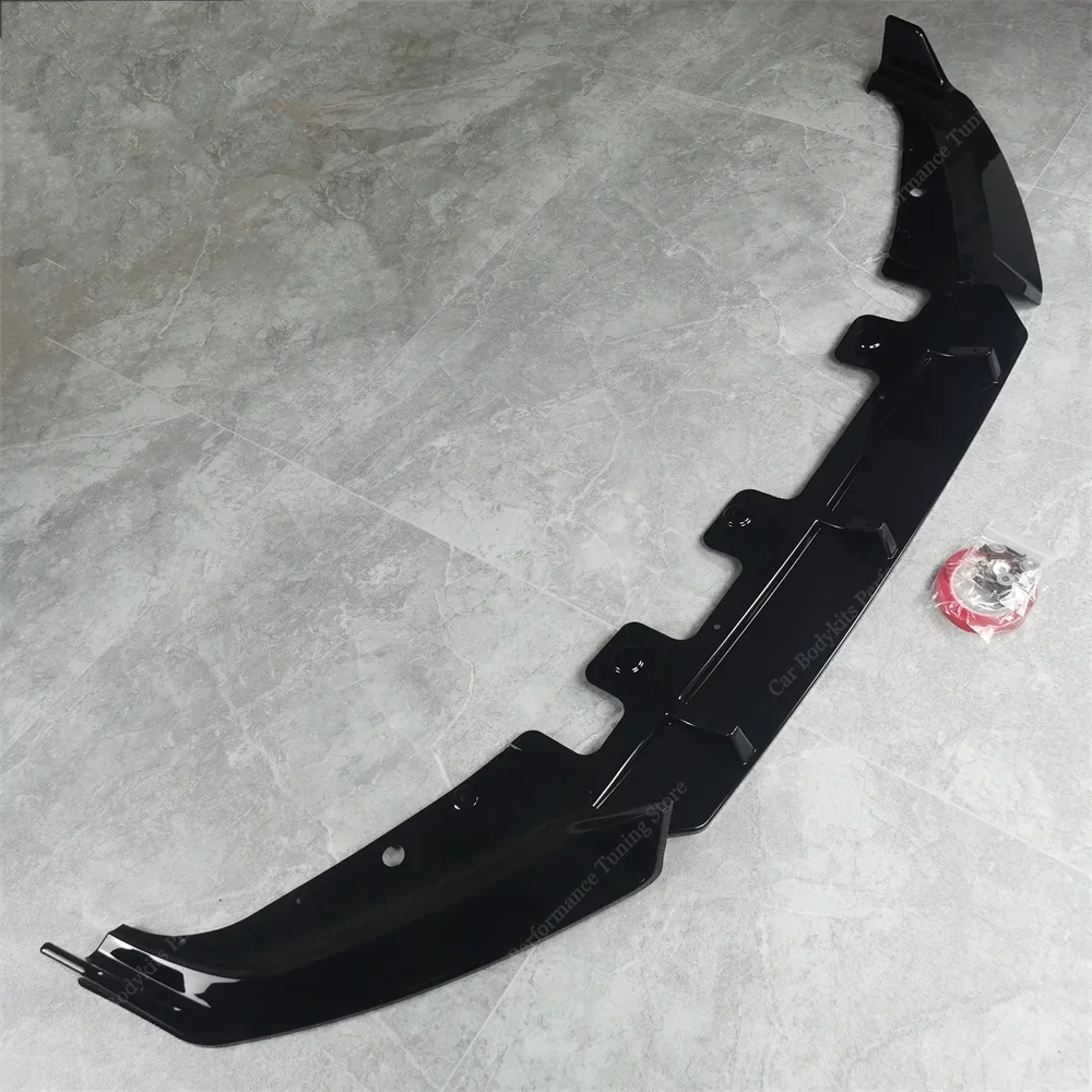 Carbon Pattern Front Lip For BMW X1 U11 iX1 2023 Front Chin Bumper