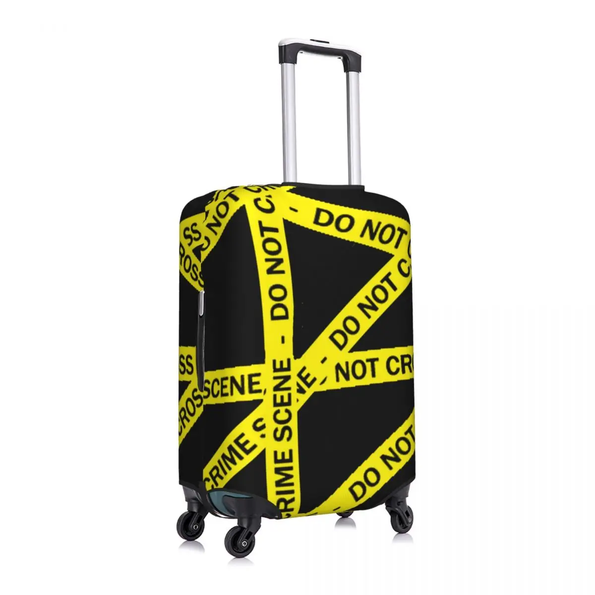 Crime Scene Pattern Suitcase Cover Do Not Cross Travel Holiday Practical Luggage Accesories Protector 3