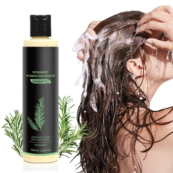 Shampoo al Rosmarino per la Crescita dei Capelli e Anti-Calvizie - Nutre in Profondità, Ripara le Doppie Punte, Lenisce il Cuoio Capelluto e Combatte la Forfora.