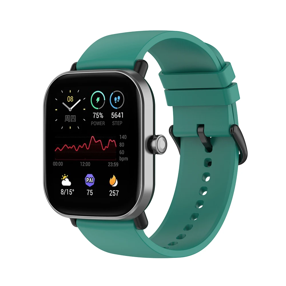 20mm Premium Silicone Smart Watch Band Replacement Strap