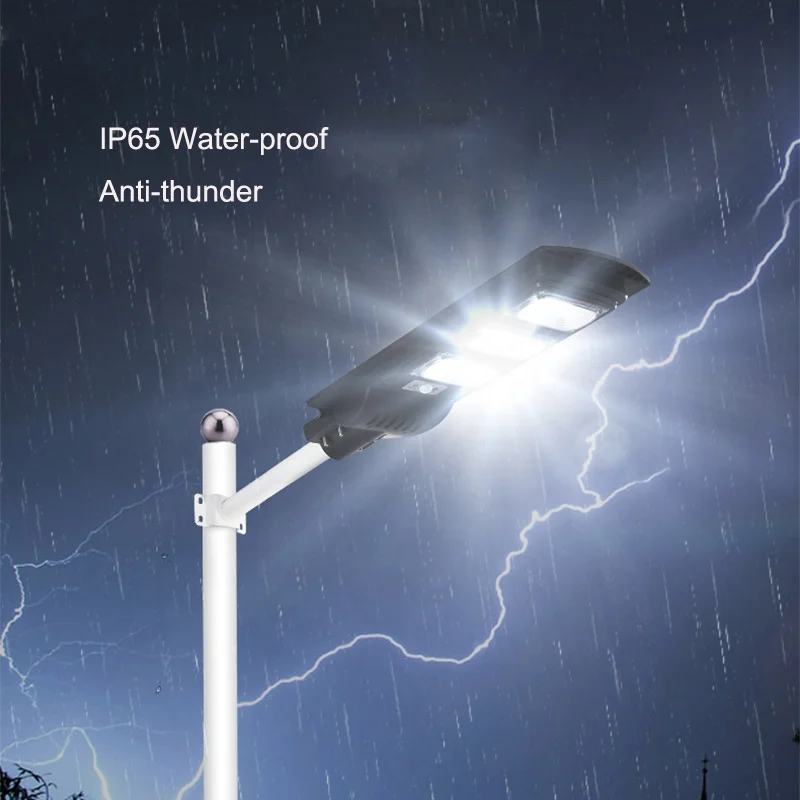 60W 80W 100W 120W 150W 200W all in one solar panel solar led street light with remote control