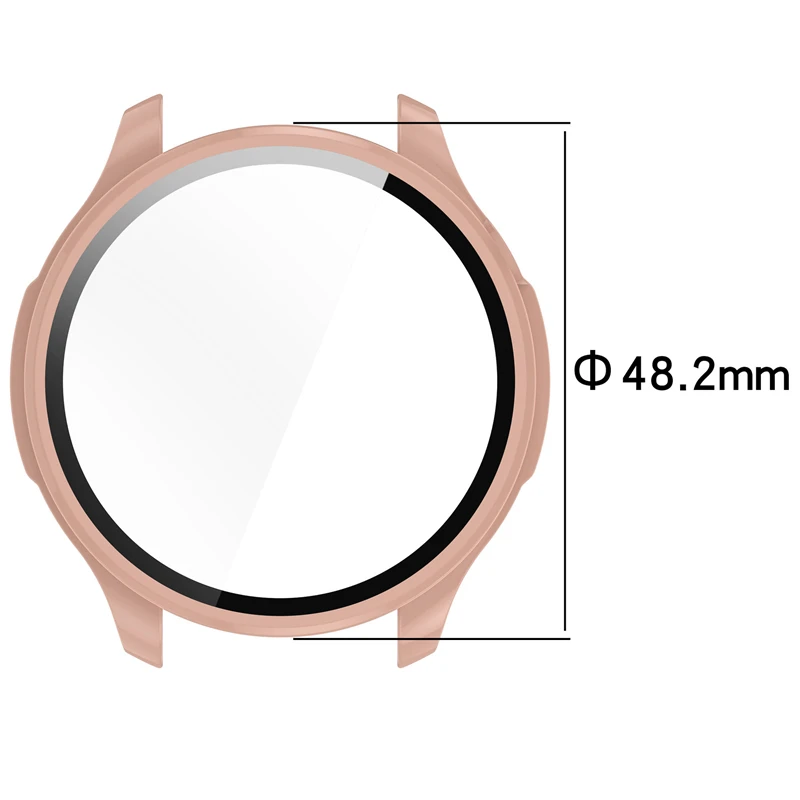 Tempered Glass Screen Protector with Protective Bumper Shell