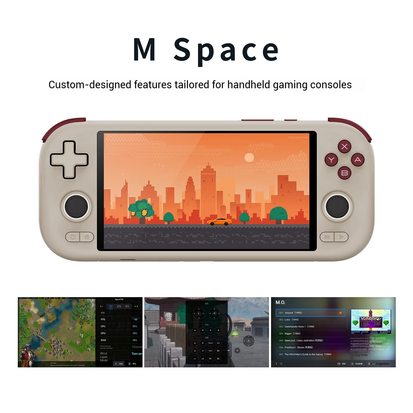 MANGMI AIR X ゲームコンソール 5000mAh バッテリー Snapdragon 662