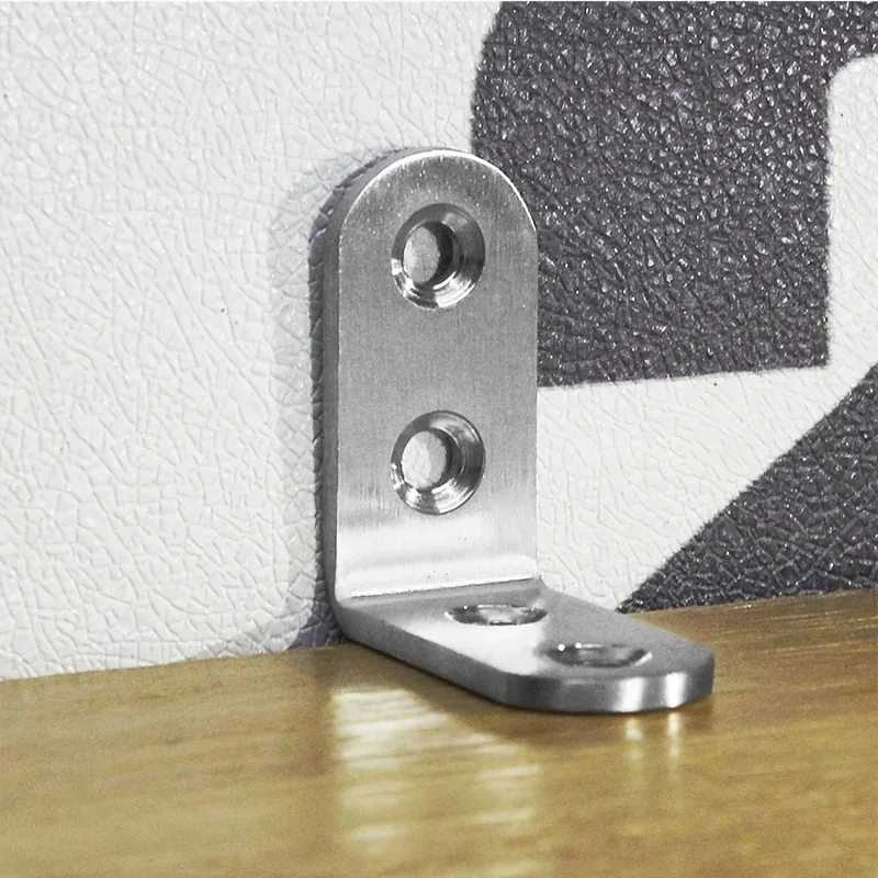 Angle bracket 6pcs stainless steel 90 degree L shaped 40mm X 40mm X 16mm heavy duty