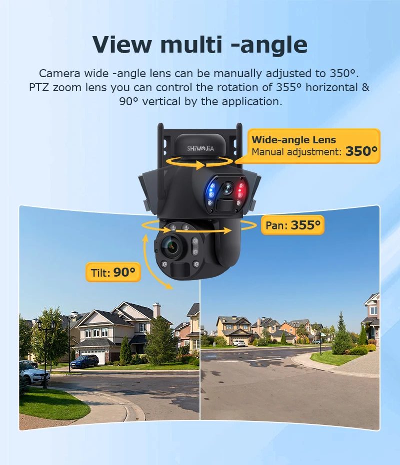 كاميرا مراقبة 360 درجة PTZ متحركة