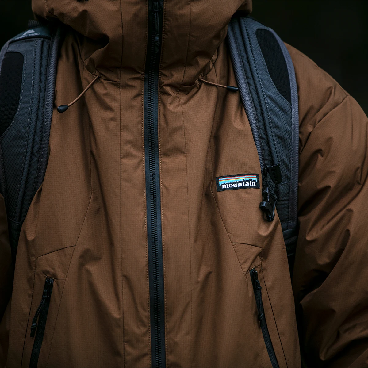 Japanese Streetwear Waterproof Windproof Hooded Down Jacket Men Clothing Harajuku Casual Puffer Jacket Korean Coat