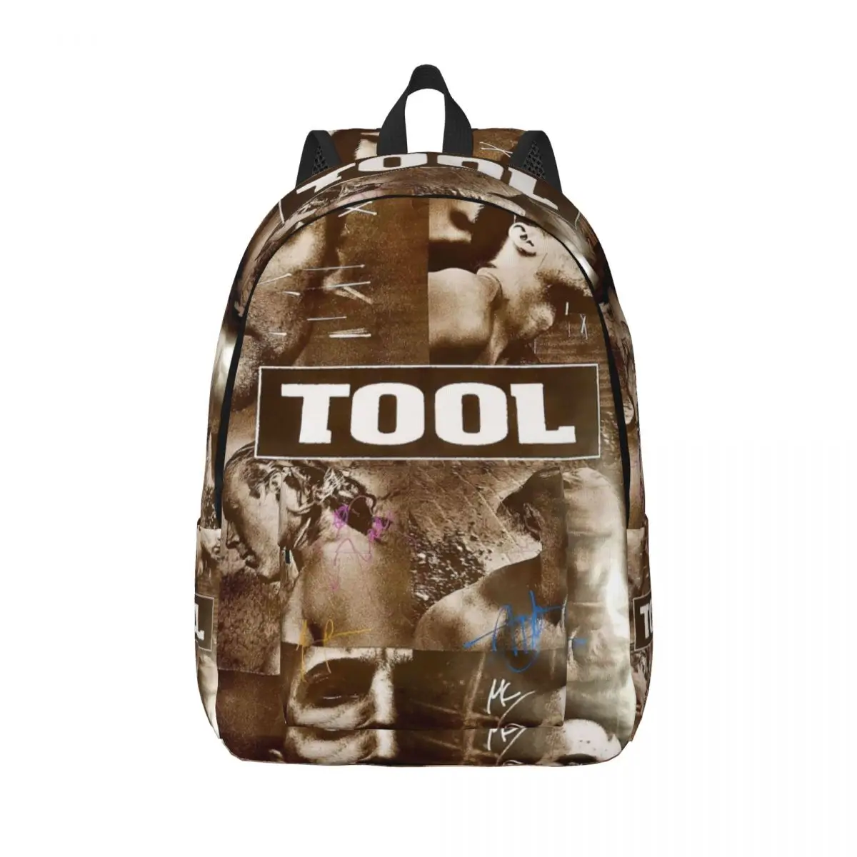 

The Visual Tapestry Tool Band Rock Cool Backpack Outdoor Student Business Daypack for Men Women College Shoulder Bag
