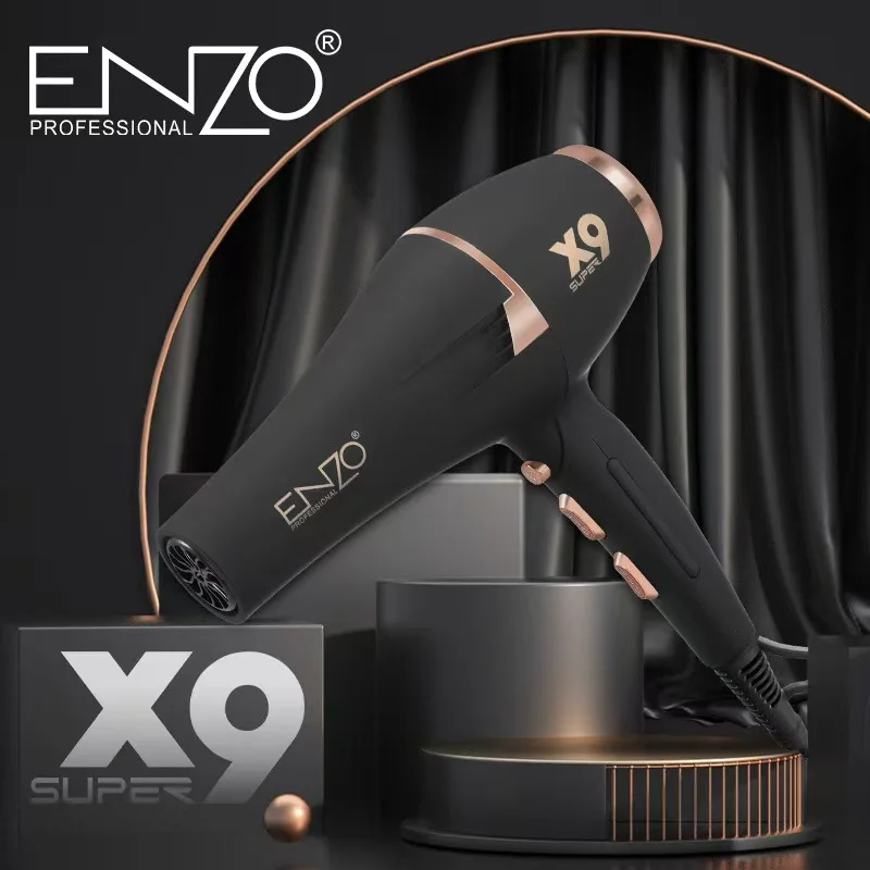 17000RPM High Speed 2800 Watt Powerful Negative Ion Styling Home Hairdresser Black Salon Hair Dryer 2