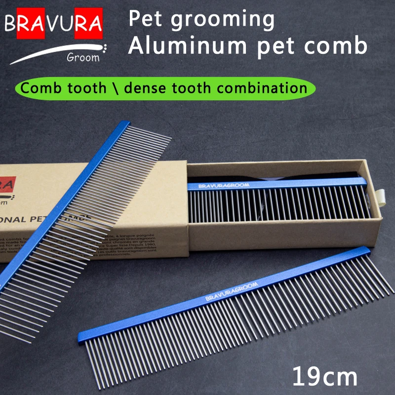 Stainless Steel Pet Comb Pet Grooming Combs Pet Dematting Comb
