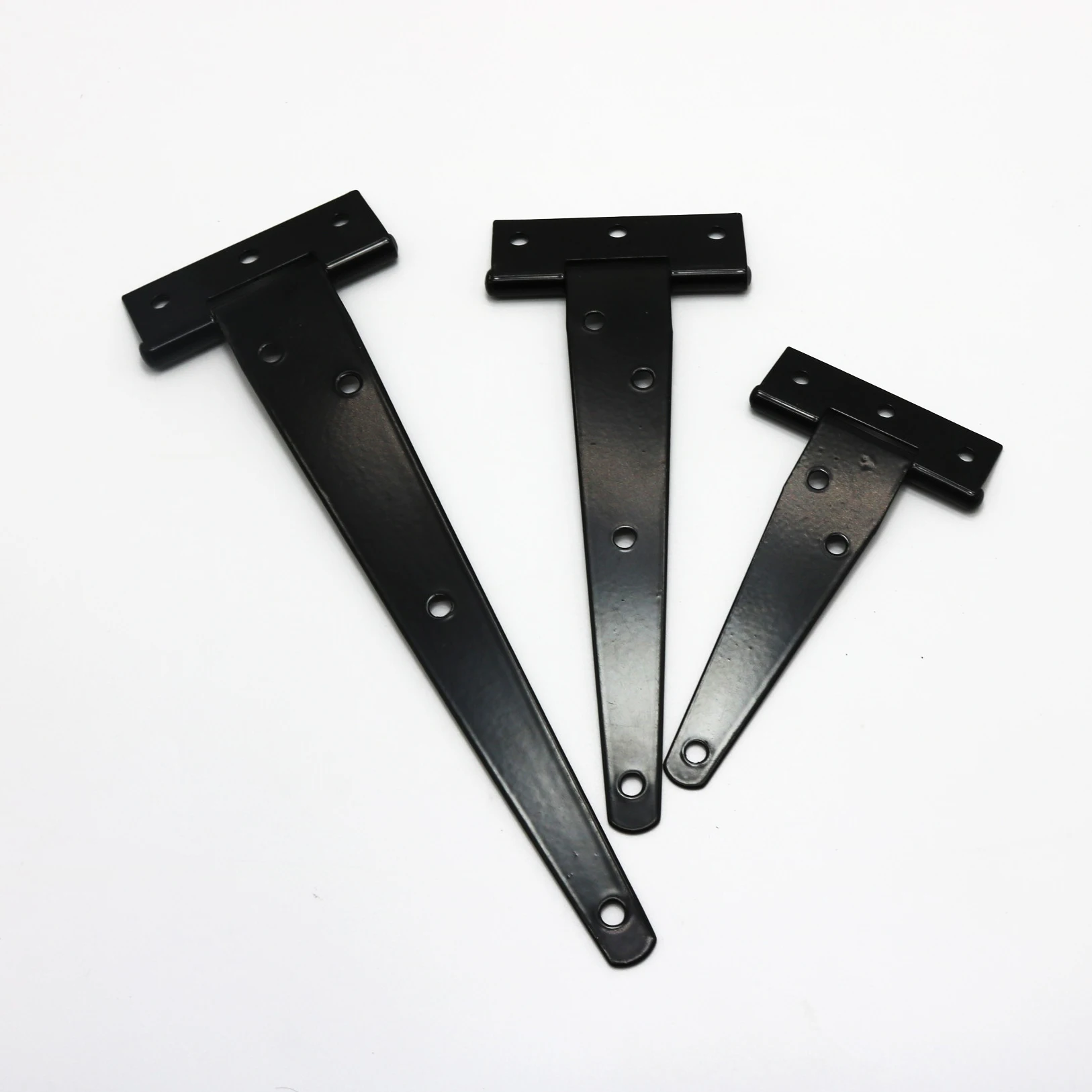 Black Paint T Shape Triangle Hinge Cabinet Shed Wooden Door Gate Hinges Hardware 1 Pcs stainless steel hinges,door hinges
