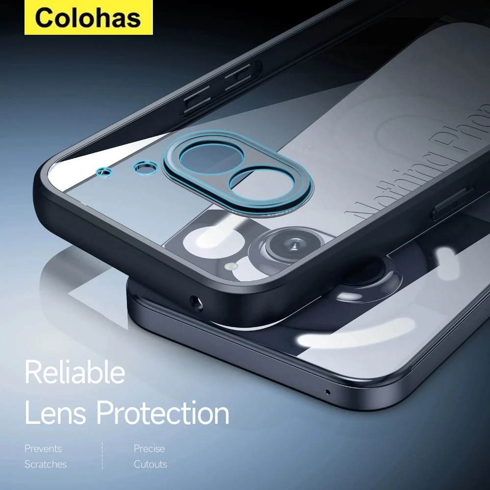 

Case for Nothing Phone 2a TPU Frosting Hard PC Minimalist Anti Slip Drop FingerPrtint Fall Prevention Phone 2 A